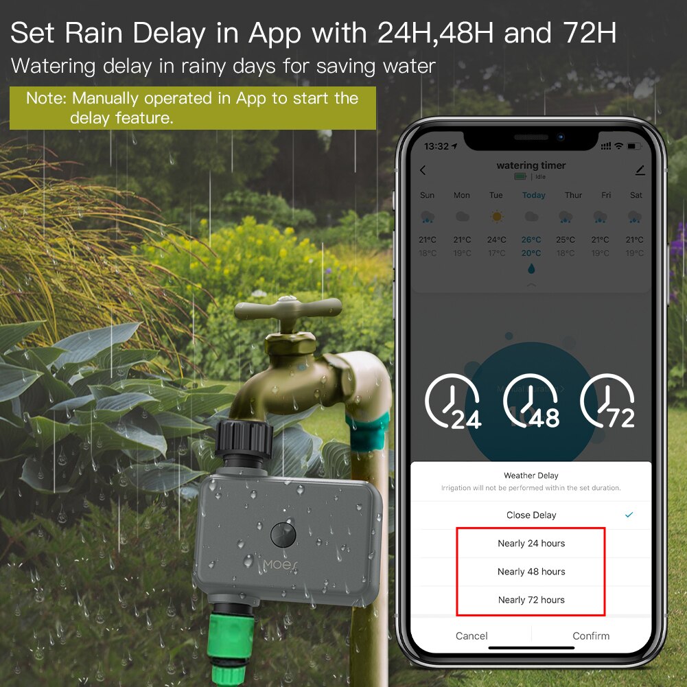 เครื่องตั้งเวลารดน้ำต้นไม้อัตโ - Urban Farming System บทวิจารณ์และราคา